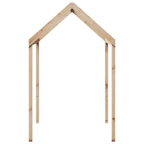 Stel til husseng 217x85,5x154 cm massivt fyrretræ