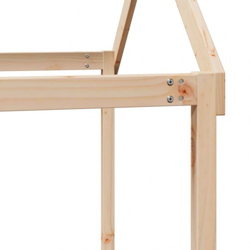 Stel til husseng 217x85,5x154 cm massivt fyrretræ