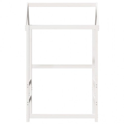 Stel til husseng 108x70x176,5 cm massivt fyrretræ hvid