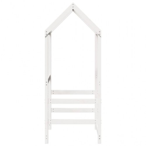 Stel til husseng 108x70x176,5 cm massivt fyrretræ hvid