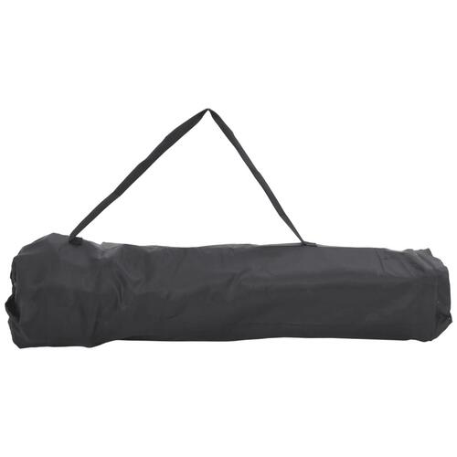 Campingstole med lommer 2 stk. foldbar lyseblå