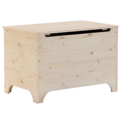 Opbevaringsboks med låg RANA 80x49x54 cm massivt fyrretræ