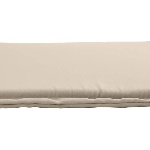 Udendørs sædehynder 4 stk. 45x45x2 cm firkantet gråbrun