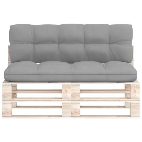Pallehynder 2 stk. stof grå (OUTLET A)