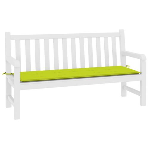 Hynde til havebænk 200x50x3 cm oxfordstof lysegrøn