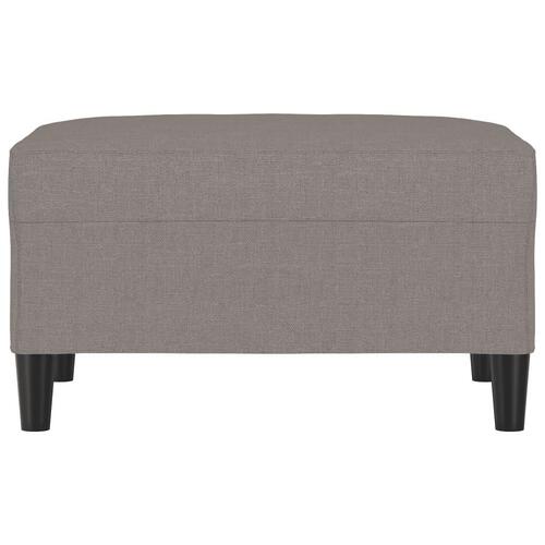 Fodskammel 70x55x41 cm stof gråbrun