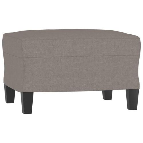 Fodskammel 60x50x41 cm stof gråbrun