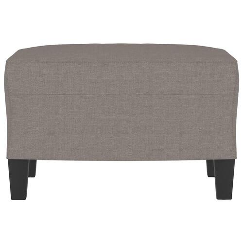 Fodskammel 60x50x41 cm stof gråbrun