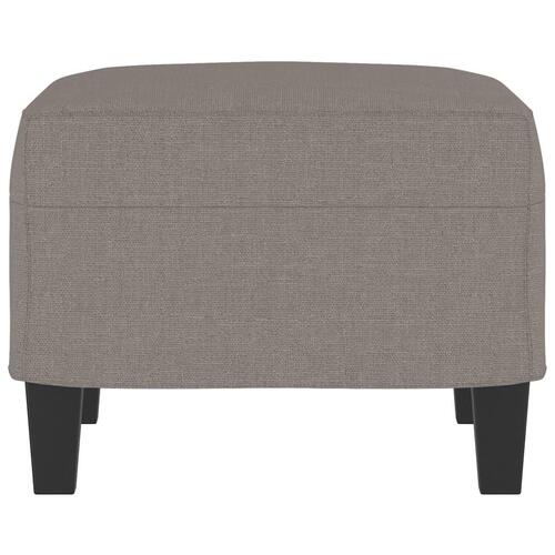 Fodskammel 60x50x41 cm stof gråbrun