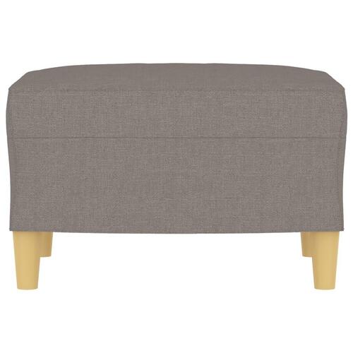 Fodskammel 60x50x41 cm stof gråbrun