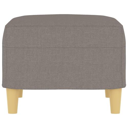 Fodskammel 60x50x41 cm stof gråbrun