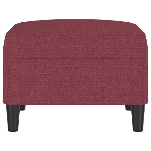 Fodskammel 70x55x41 cm stof vinrød