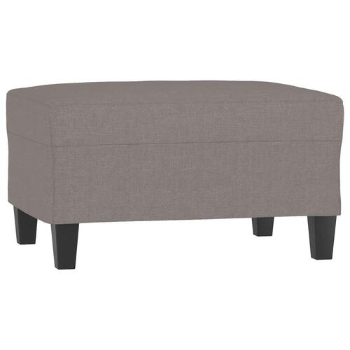 Fodskammel 70x55x41 cm stof gråbrun