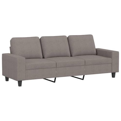 3 personers sofa stof gråbrun