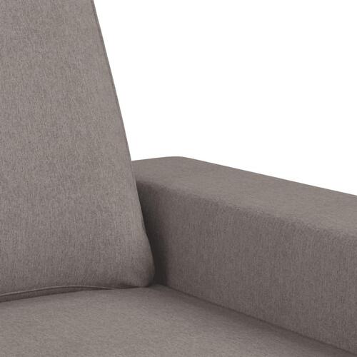 3 personers sofa stof gråbrun