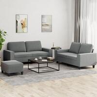 3 personers sofa stof mørkegrå