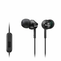 Hovedtelefoner med mikrofon Sony MDR-EX110AP Sort