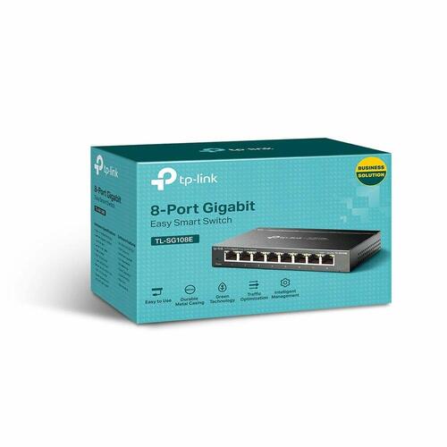 Switch til desktop TP-Link TL-SG108E 8P Gigabit