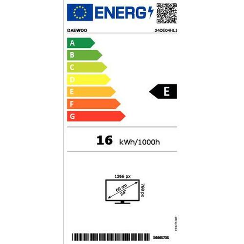 TV Daewoo 24DE04HL1 HD 24" D-LED LED