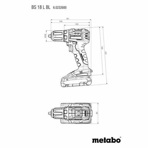 Skruetrækker Metabo 60 Nm