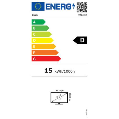 Skærm Asus VZ24EHF-W Full HD 24" 100 Hz