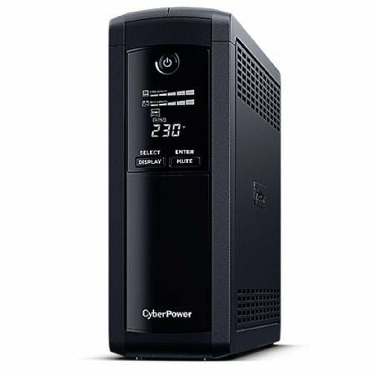 CyberPower VP1600ELCD interaktiv UPS - 1600 VA / 960 W, LCD, 5x Schuko billede
