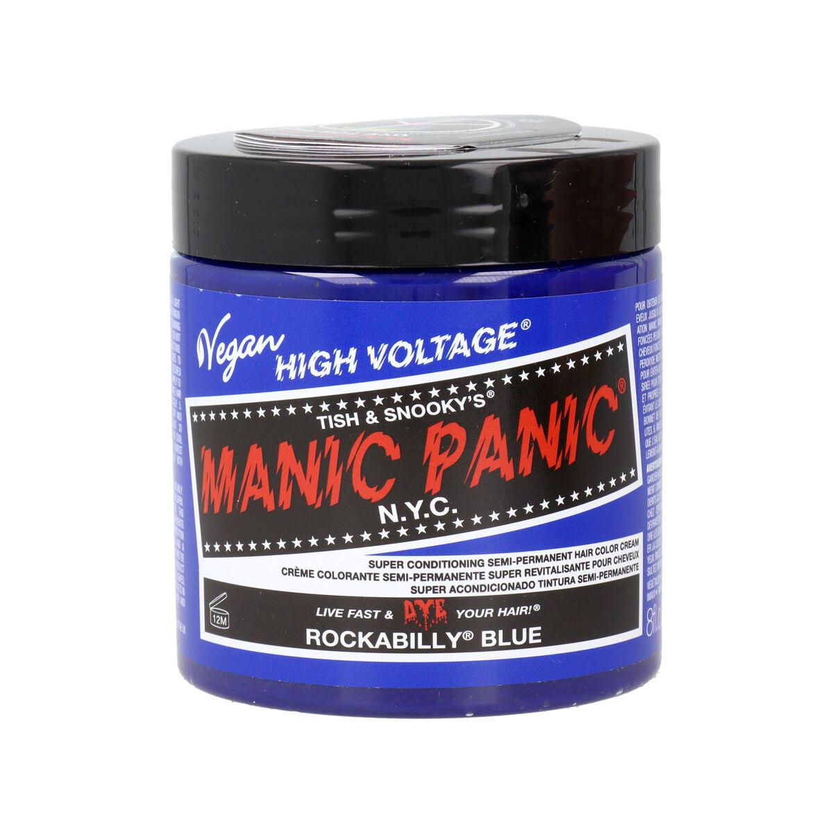 Semi-permanent Farve Manic Panic Panic High Blå Vegansk (237 ml)