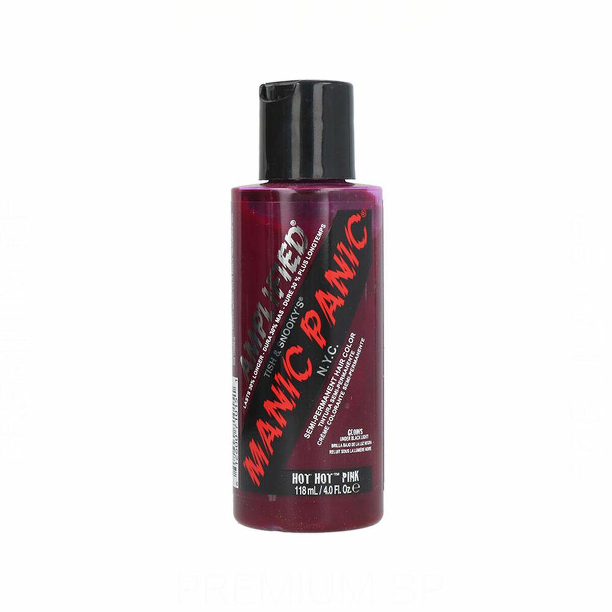 Halvpermanent farvning Manic Panic Hot Hot Pink Amplified (118 ml)