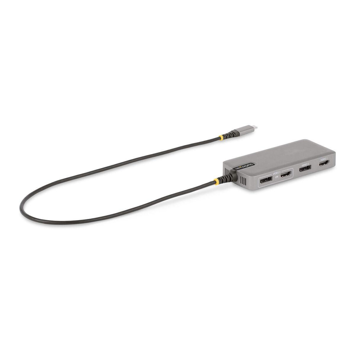 USB-C Hub Startech 117B-USBC-MULTIPORT Grå 100 W