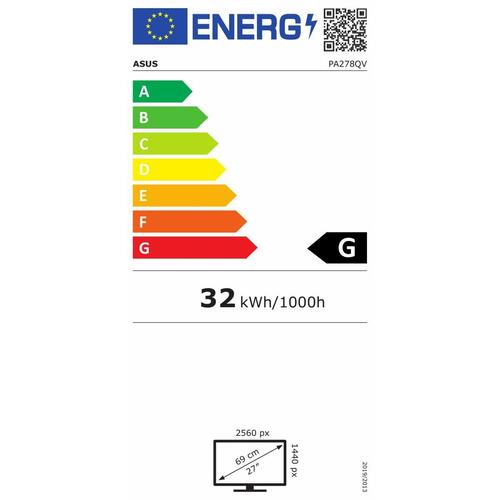 Skærm Asus PA278QV 27" Quad HD 75 Hz 60 Hz