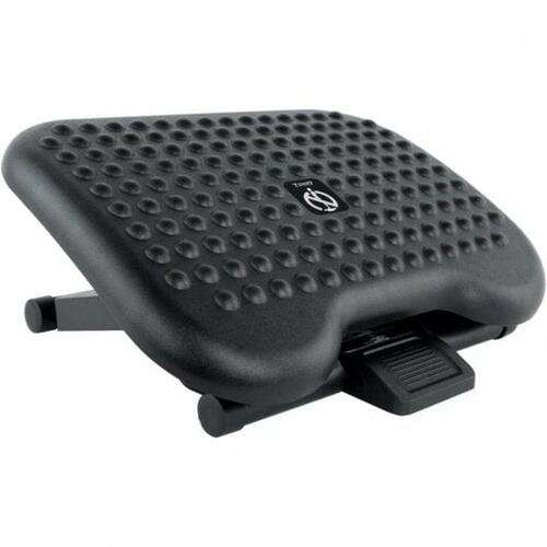 Fodstøtte TooQ TQFR0603-B Sort Justerbar Regulerbar