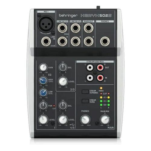 tabel Behringer XENYX 502S