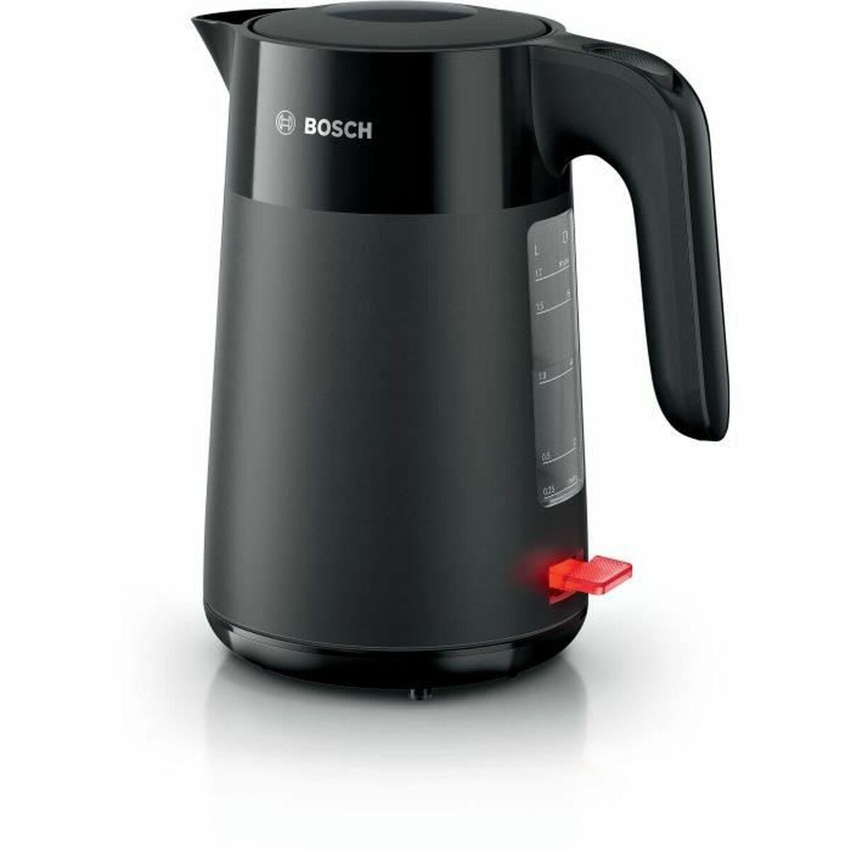 Bosch TWK2M163 vandkedel - 1,7 l, 2.400 W, sort plastik billede