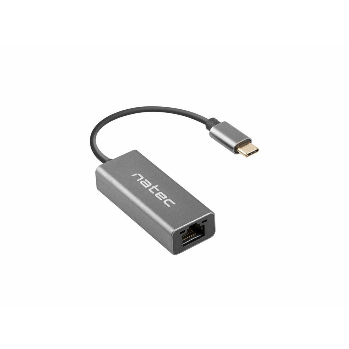 Natec Cricket USB‑C til RJ45 adapter (USB‑C 3.1/USB 3.2) billede
