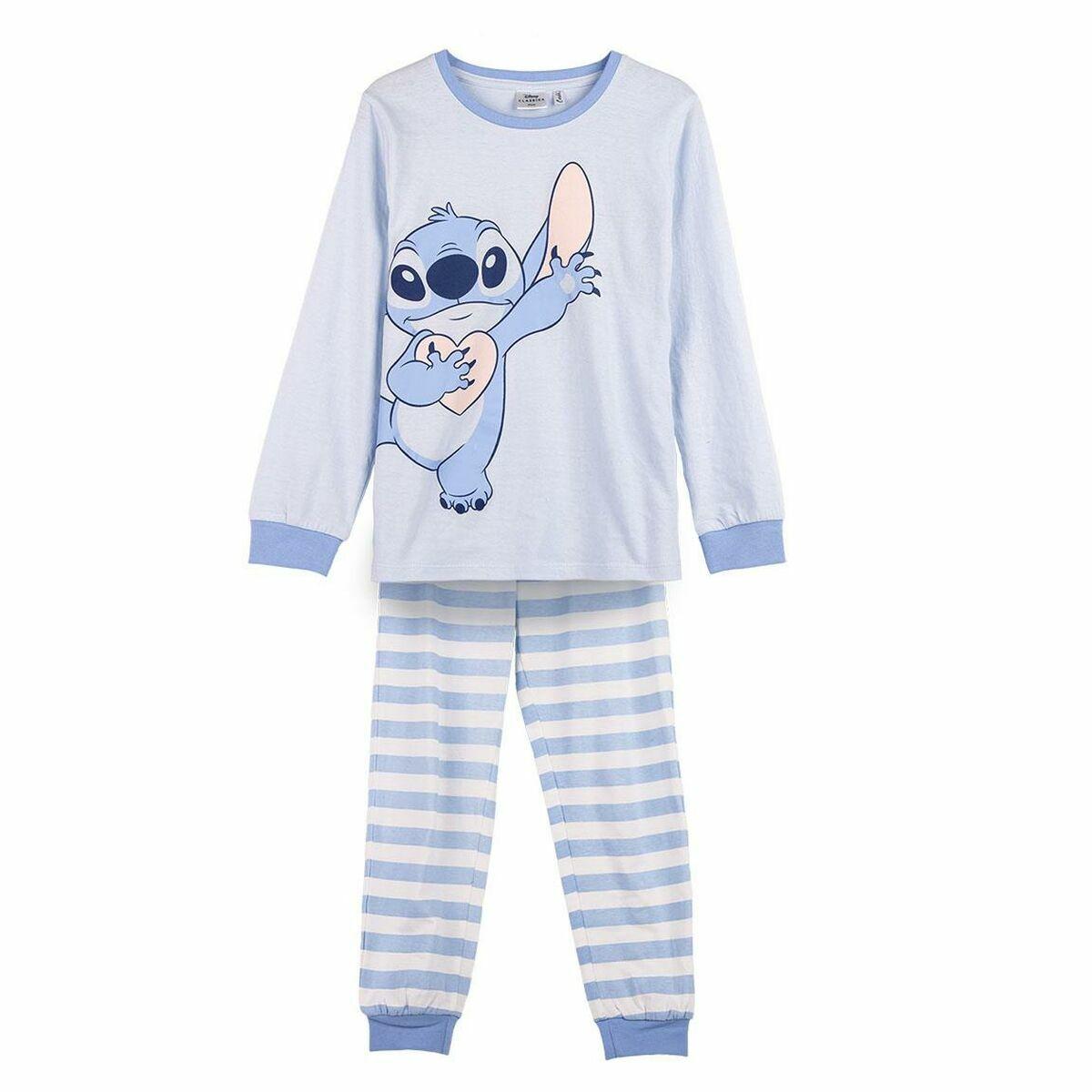 Nattøj Børns Stitch Lyseblå 10 år