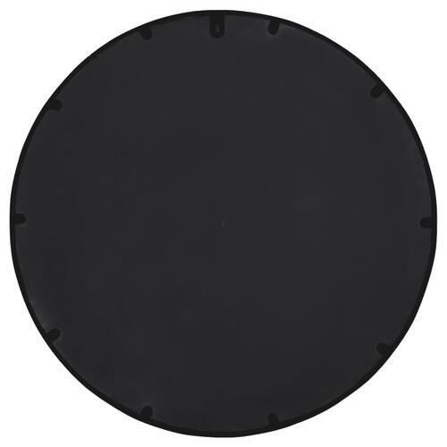 Spejl 60x4 cm rundt jern sort