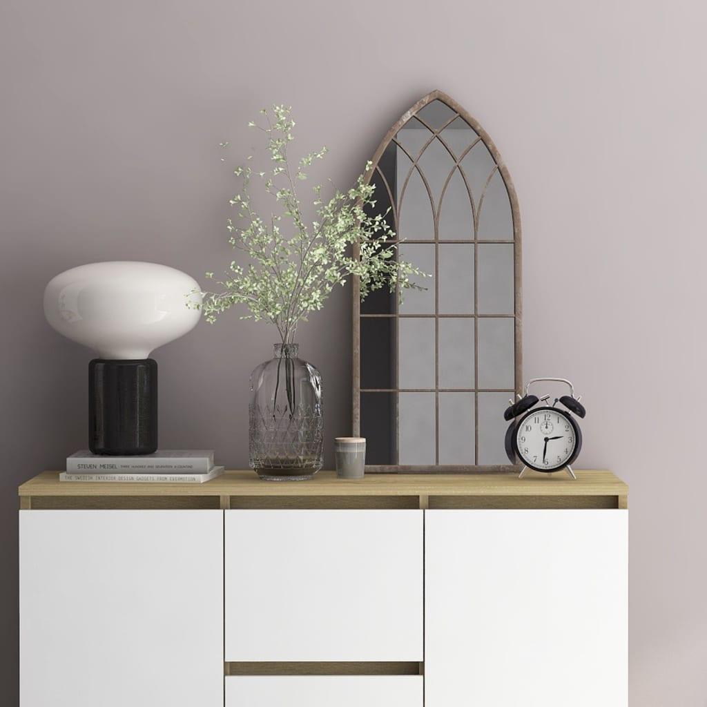 Spejl 70x30 cm jern sandfarvet