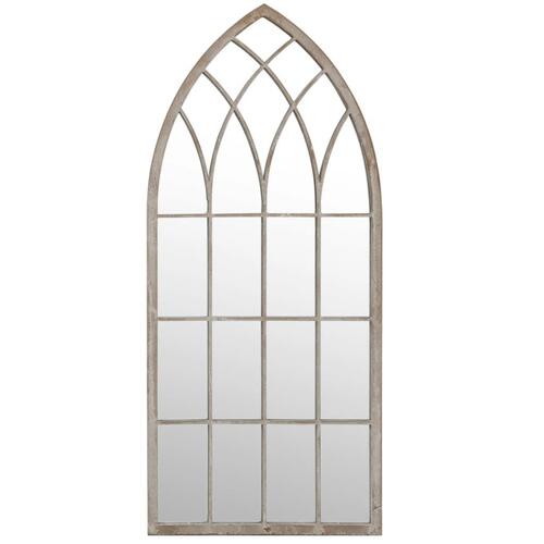 Spejl 70x30 cm jern sandfarvet
