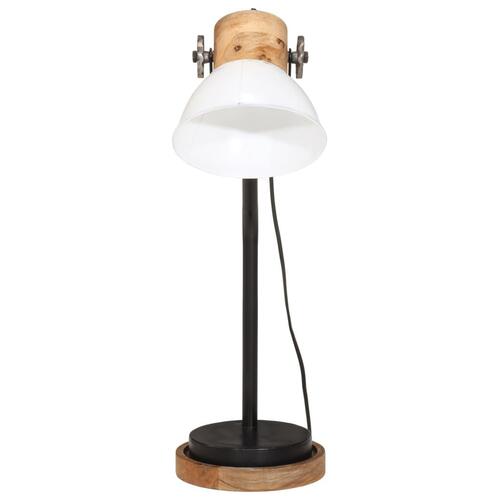 Skrivebordslampe 25 W 18x18x60 cm E27 hvid
