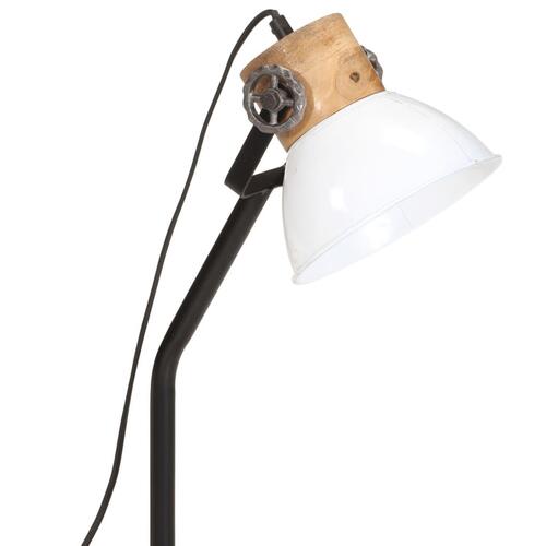 Skrivebordslampe 25 W 18x18x60 cm E27 hvid