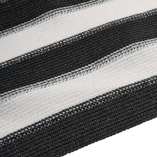 Afskærmning 2x50 m 75 g/m² HDPE antracitgrå og hvid