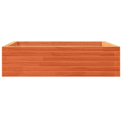 Plantekasse 90 x 90 x 23 cm i massivt fyrretræ - gyldenbrun