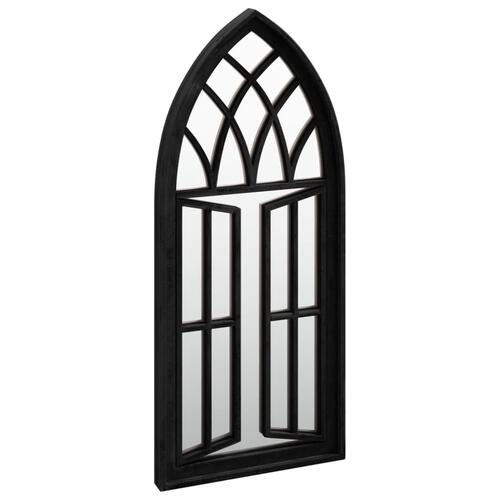 Spejl 70x30 cm jern sort