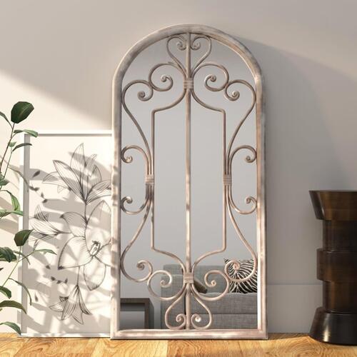 Spejl 100x45 cm jern sandfarvet