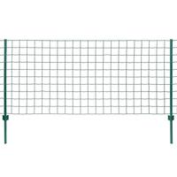 Eurohegn 20 x 1 m stål grøn