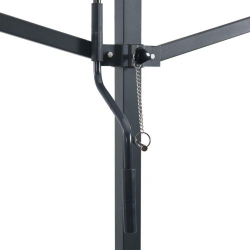 Fritstående markise 600 × 300 cm - blå/hvid stribet