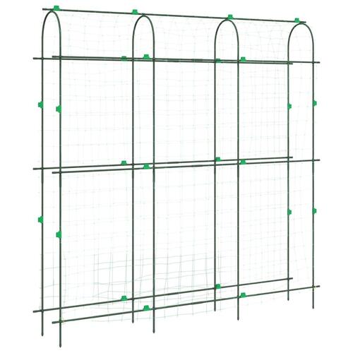 Espalier til klatreplanter 181x31x182,5 cm U-ramme stål