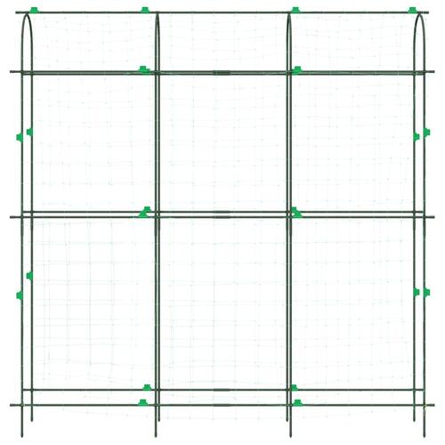 Espalier til klatreplanter 181x31x182,5 cm U-ramme stål