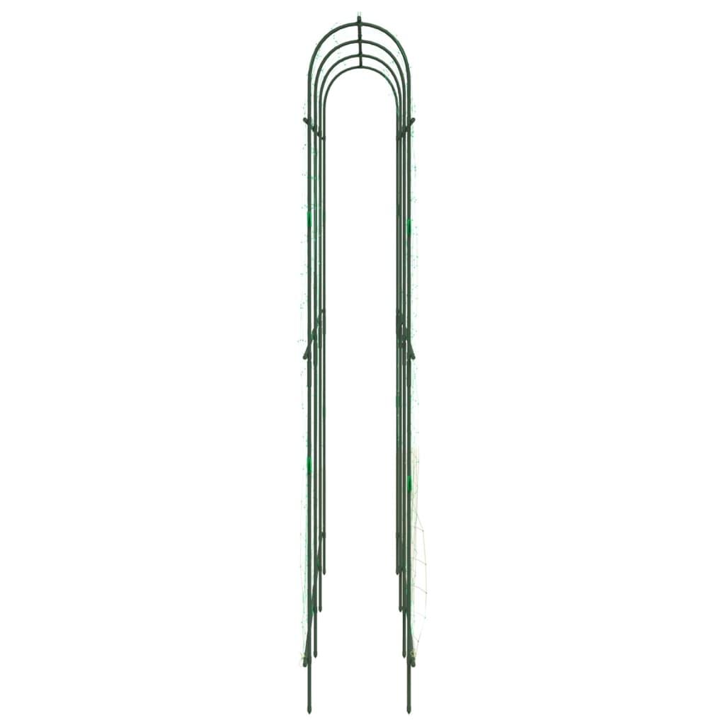 Espalier til klatreplanter 181x31x182,5 cm U-ramme stål