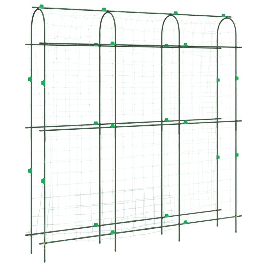 Espalier til klatreplanter 181x31x182,5 cm U-ramme stål